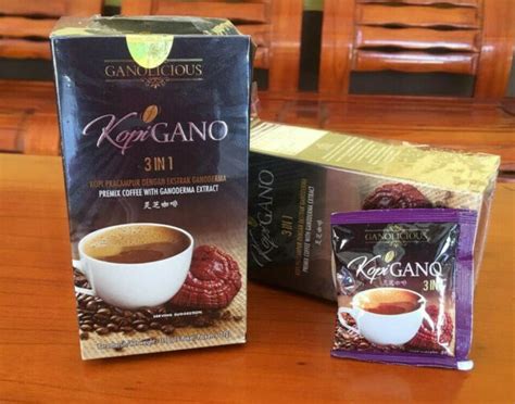 Gano Cafe Kopi Gano Ganolicious 3 In 1 Premix Coffee With Ganoderma