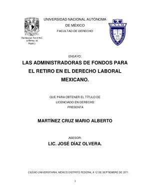 Las Administradoras De Fondos Para El Retiro En El Derecho Laboral