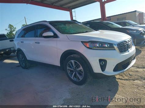 Report 5XYPH4A59KG477287 KIA SORENTO 2019 White Gasoline Price And