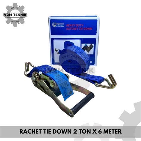 Jual USAFE Rachet Tie Down 2 Inch X 6 Meter Tali Pengikat Barang