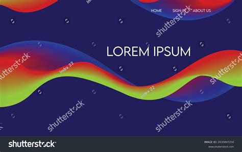 Homepage Background Website Design Template Background Stock Vector ...