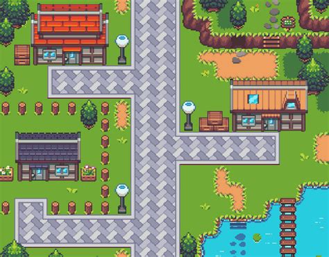 2D RPG Topdown Tilesets Pixelart Assets FULL BUNDLE