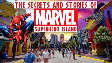 Marvel Super Hero Island Secrets And Stories Universal Islands Of