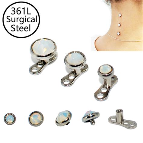 Dermal Anchor Piercing Jewelry Micro Dermal Anchor Skin Diver Pcs