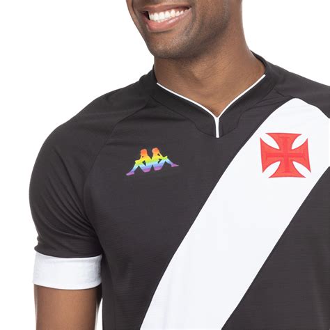 Camisa Do Vasco Da Gama Kombat Play Lgbtqia Kappa Masculina Em