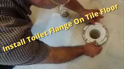 Repair Toilet Flange In Concrete Floor