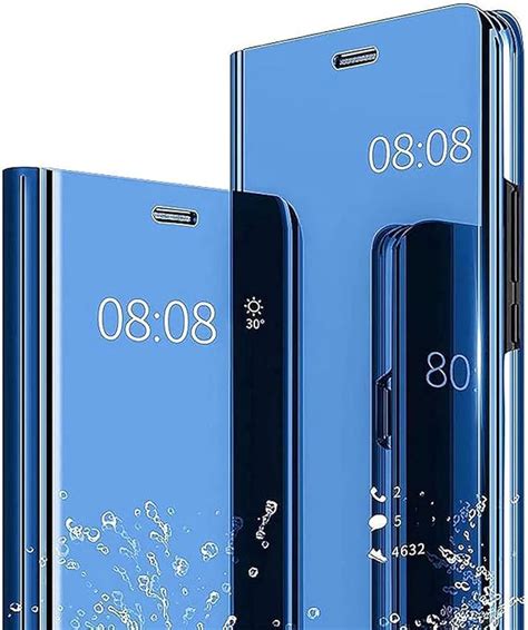 Yuketop Fundas Para Huawei Nova I Funda Flip Smart Clear View