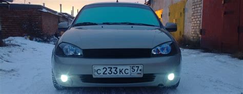 Черные фары — Lada Калина седан, 1,6 л, 2006 года | стайлинг | DRIVE2
