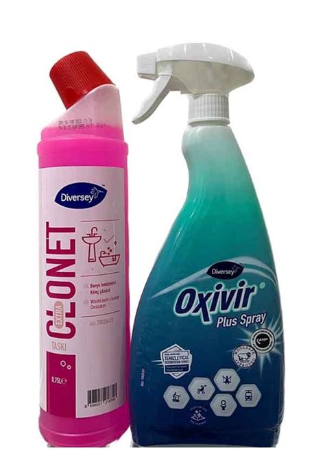 Oxivir Plus Spray 750 Ml Clonet Extra Banyo Temizleyici Ve Kireç