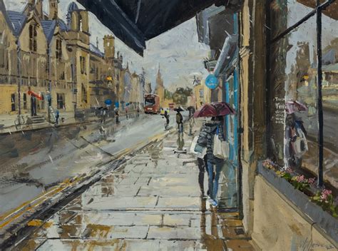 Nick Grove Arsma Raining Oxford High Street Thompson S Gallery