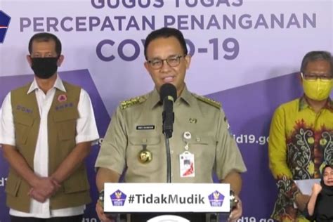 Anies Mereka Yang Tak Punya Sikm Tak Diizinkan Masuk Jakarta Rayakan