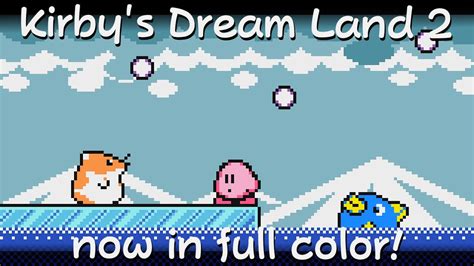 Kirby S Dream Land Dx Full Color Hack Showcase Youtube