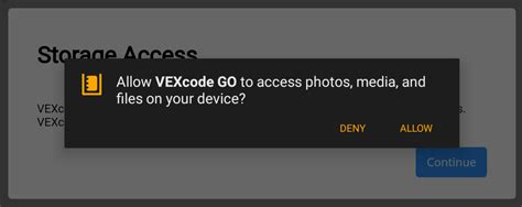 Installing VEXcode GO On Android VEX Library