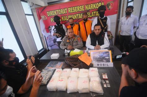 Ditresnarkoba Polda Kalsel Bongkar Sindikat Golden Triangle Kawasan