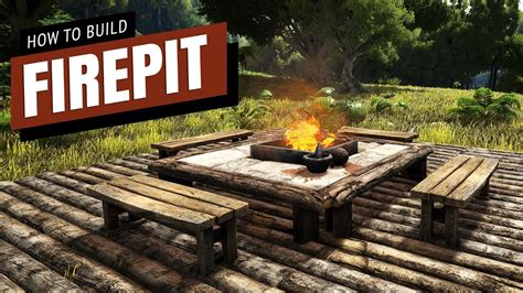 How To Build A Firepit Ark Survival Evolved YouTube