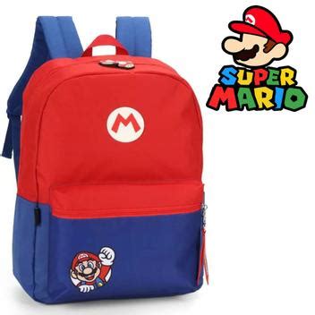 Mochila De Costas Escolar Juvenil Jogo Super Mario Bros Luxcel