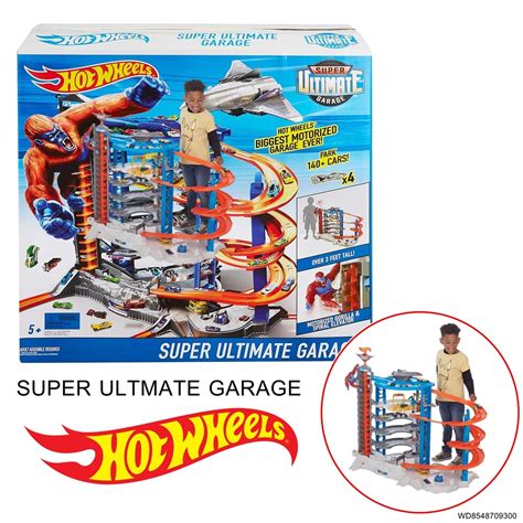 ราง Hot Wheels Super Uitimate Garage Play Set ชดใหญ แถมฟร รถhotwheels 4คน พรอมจดสง รางรถ