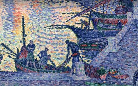 Paul Signac The Port Of Saint Tropez Beach Art Art Saint