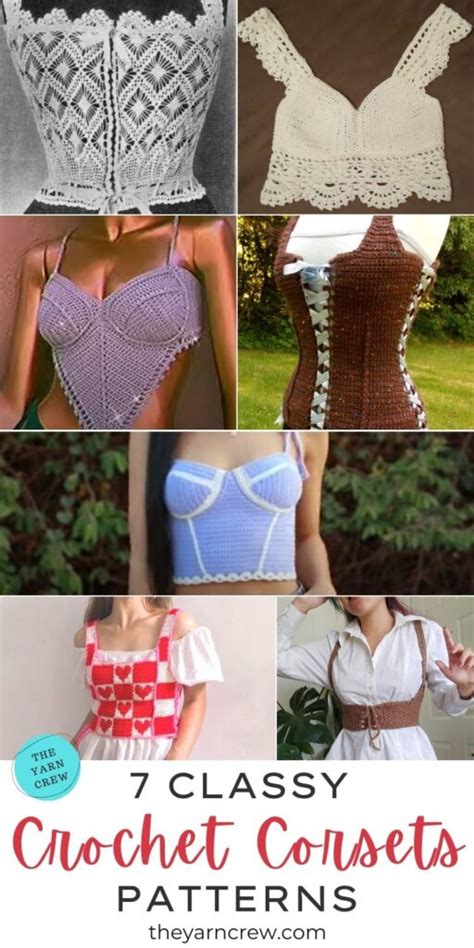 7 Classy Crochet Corset Patterns For Women The Yarn Crew