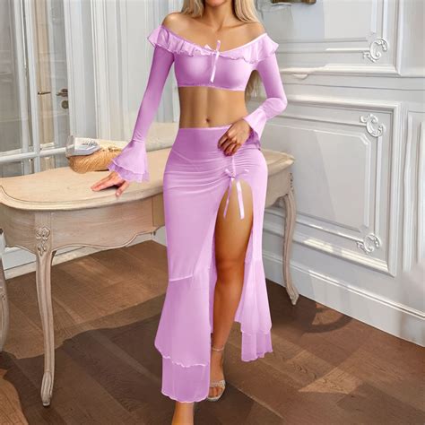 Sexy Nightgown For Women Babydoll Dress Purple Lingerie For Women Mesh Nightgown Womens Sexy