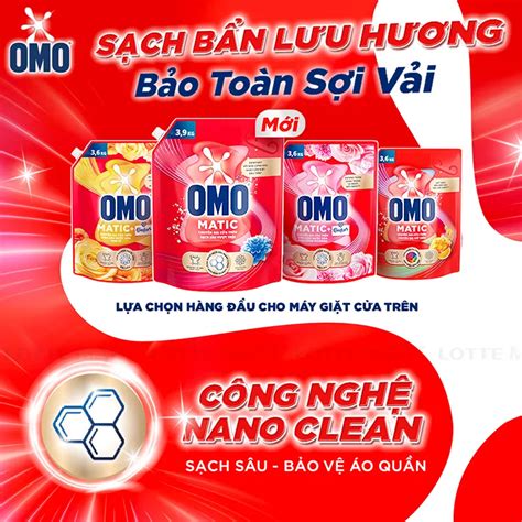 Nước Giặt Cửa Trên Omo Matic Comfort Tinh Dầu Nước Hoa Tinh Tế Túi 4 1kg