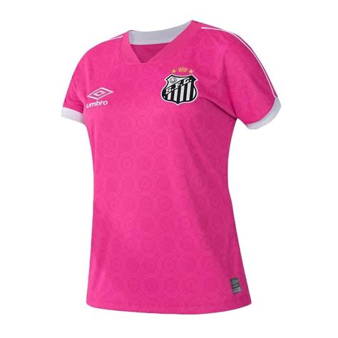 Camisa Do Santos Outubro Rosa Umbro Feminina Centauro