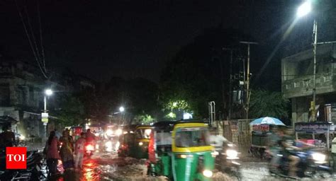 Gujarat Heavy Rains Lash Parts Of Vadodara Vadodara News Times Of India