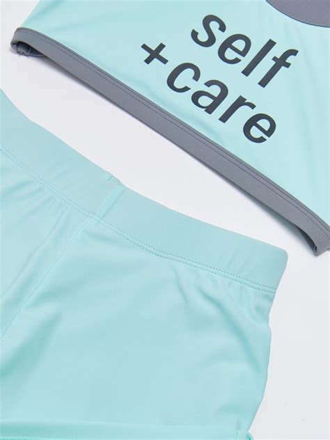 TURKUAZ Baskılı Kız Çocuk Bikini S AK Z FUZ LCW