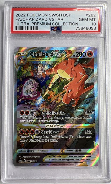 Psa Gem Mint Pokemon Swsh Black Star Promo Full Art