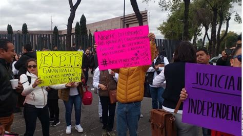 Protestan Trabajadores Del Poder Judicial En Rechazo A Recorte De