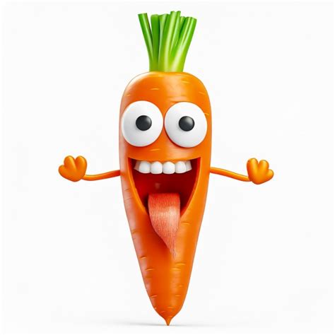 Carrot, Funny Cartoon, Vegetable Free Stock Photo - Public Domain Pictures