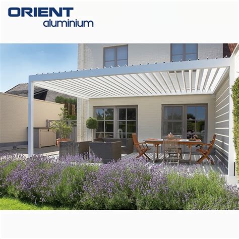 Orient Aluminium Garden Outdoor Electric Tonnelle Aluminum Profile X