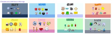 If Template Were On Bfb Teams In Png Image Nov 23 By Abbysek On Deviantart