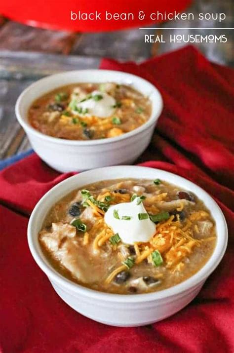 Black Bean And Chicken Soup ⋆ Real Housemoms