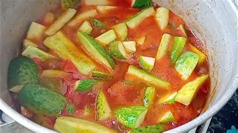 КАК ЗАГОТОВИТЬ ПЕРЕРОСШИЕ огурцы. Огурцы🥒 в сладком кетчупе! Лучший ...