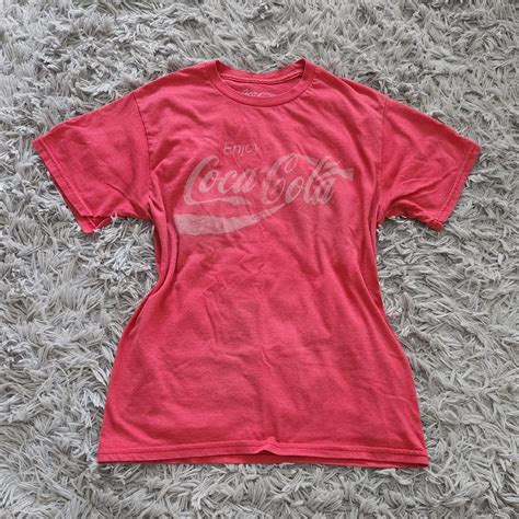 Coca Cola Women S Red T Shirt Depop