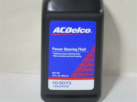 Acdelco Power Steering Fluid Oz Case Of Six Bottles