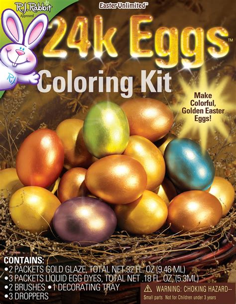 Easter Unlimited 24 Karat Easter Egg Coloring Kit, Multi- Buy Online in United Arab Emirates at ...