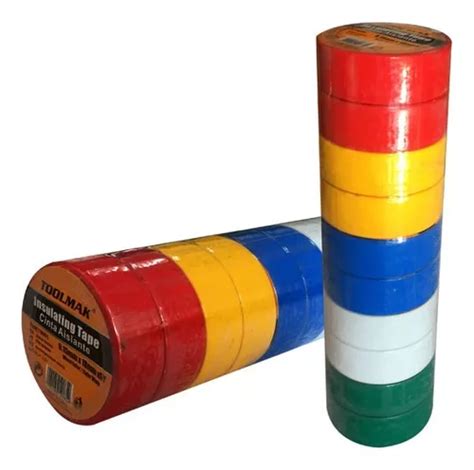 Set 10 Rollos De Cinta Aisladora Multicolor Milok Importaciones