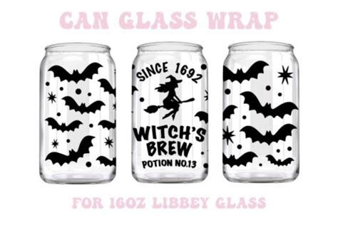 Witch Brew Can Glass Svg Halloween Svg Graphic By Sugarstudioart