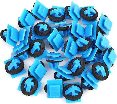 Amazon Uxcell Pcs Plastic Rivet Blue Bumper Fender Fastener