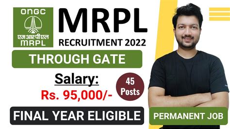 Mrpl Recruitment Through Gate Assistant Engineers Salary Rs