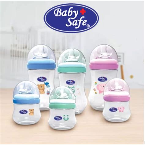 Jual BABY SAFE Wide Neck Bottle WN04 WN05 Botol Susu Bayi Tersedia