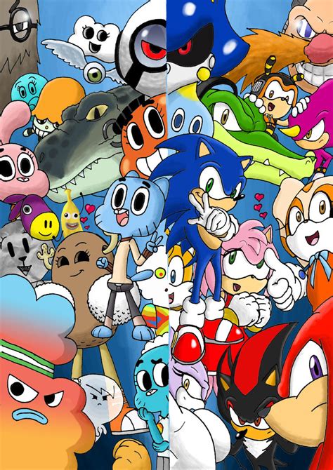 Gumball and Sonic Crossover by snapperboy on DeviantArt