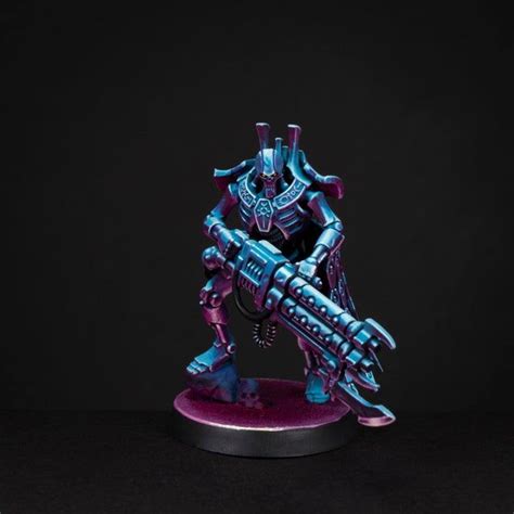 Chrome Synthwave Necron Royal Warden Final Photos Necron Mini