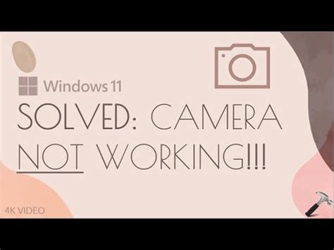 Solved Camera Not Working In Windows 11 IPhone Wired