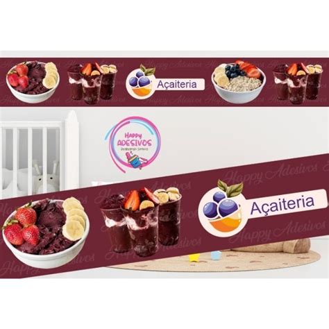 Faixa Adesiva Decorativa Kit Doces Doceria Cupcake Sorvetes Picolés