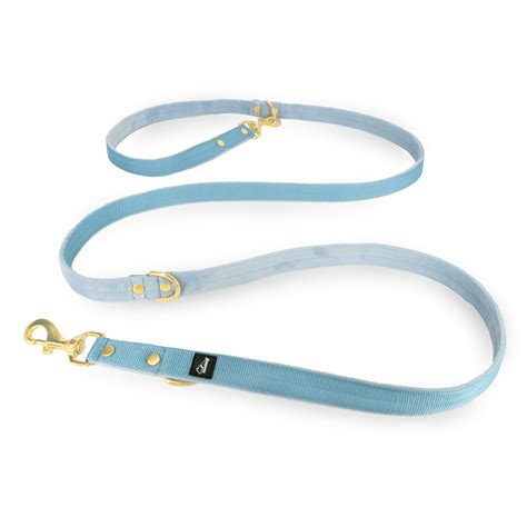 Smycz Przepinana Dla Psa Multi Leash Golden Baby Blue Wysoka Jako