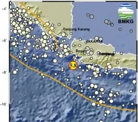 Update Tak Hanya Depok Getaran Gempa Bumi 5 7 Magnitudo Di Banten