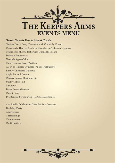 Outdoor Catering Menu_Page_4 - The Keepers Arms